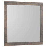 Frederick Square Dresser Mirror Weathered Oak Half Price Furniture