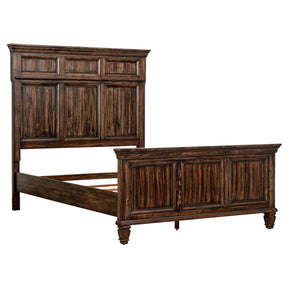 Avenue California King Panel Bed Weathered Burnished Brown Half Price Furniture