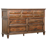 Avenue 8-drawer Dresser Weathered Burnished Brown Half Price Furniture