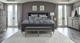 Alderwood 4-piece California King Bedroom Set French Grey Half Price Furniture