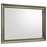 Alderwood Rectangle Dresser Mirror French Grey Half Price Furniture