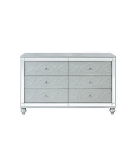 Gunnison 6-drawer Dresser Silver Metallic  Half Price Furniture