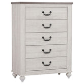 Stillwood 5-drawer Chest Vintage Linen Half Price Furniture