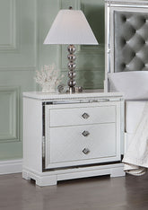 Eleanor Rectangular 2-drawer Nightstand White Half Price Furniture