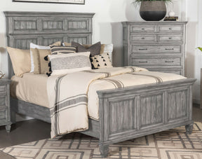 Avenue Panel Bed Grey - Half Price Furniture