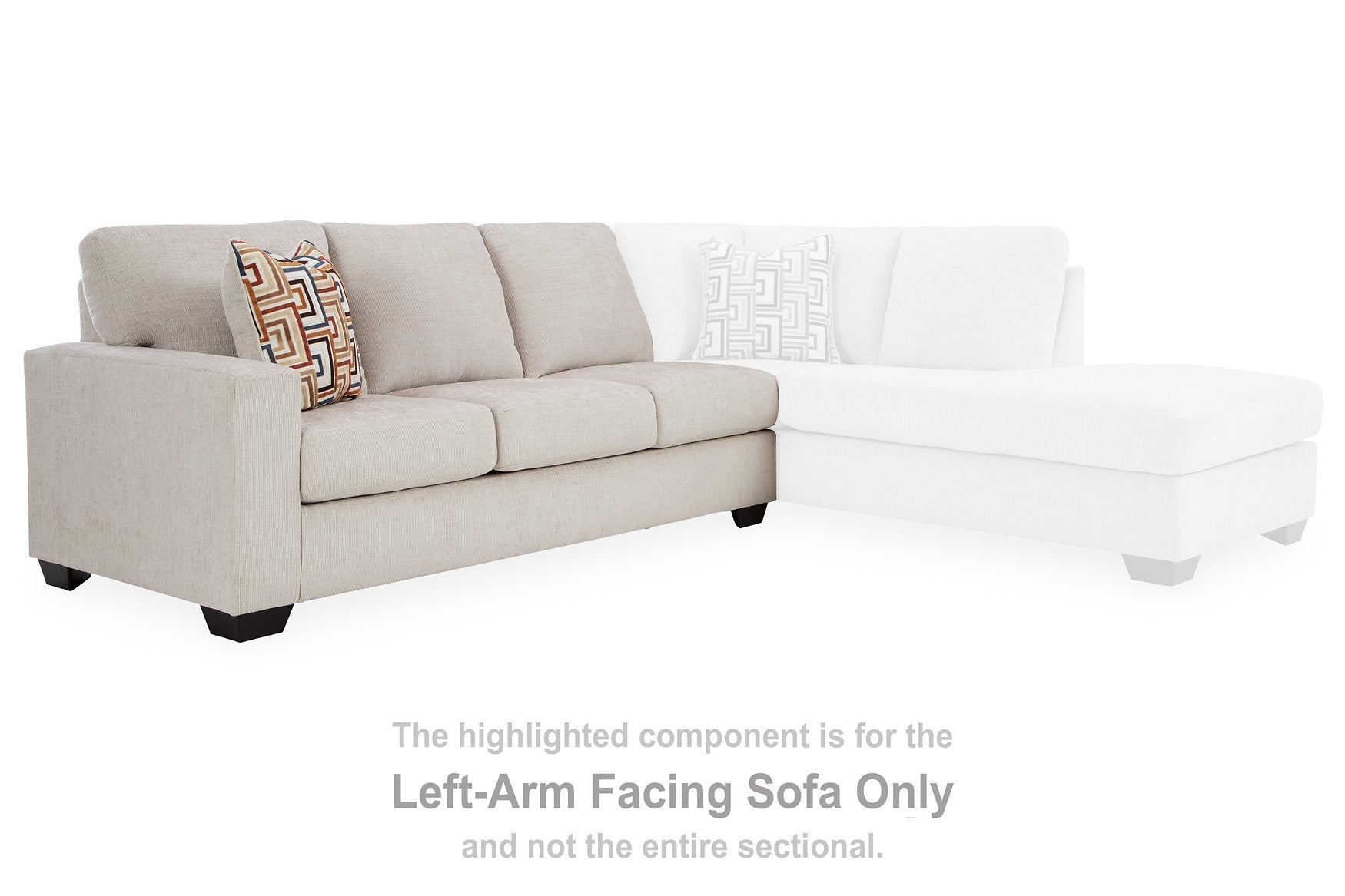 Aviemore Sectional with Chaise - Half Price Furniture