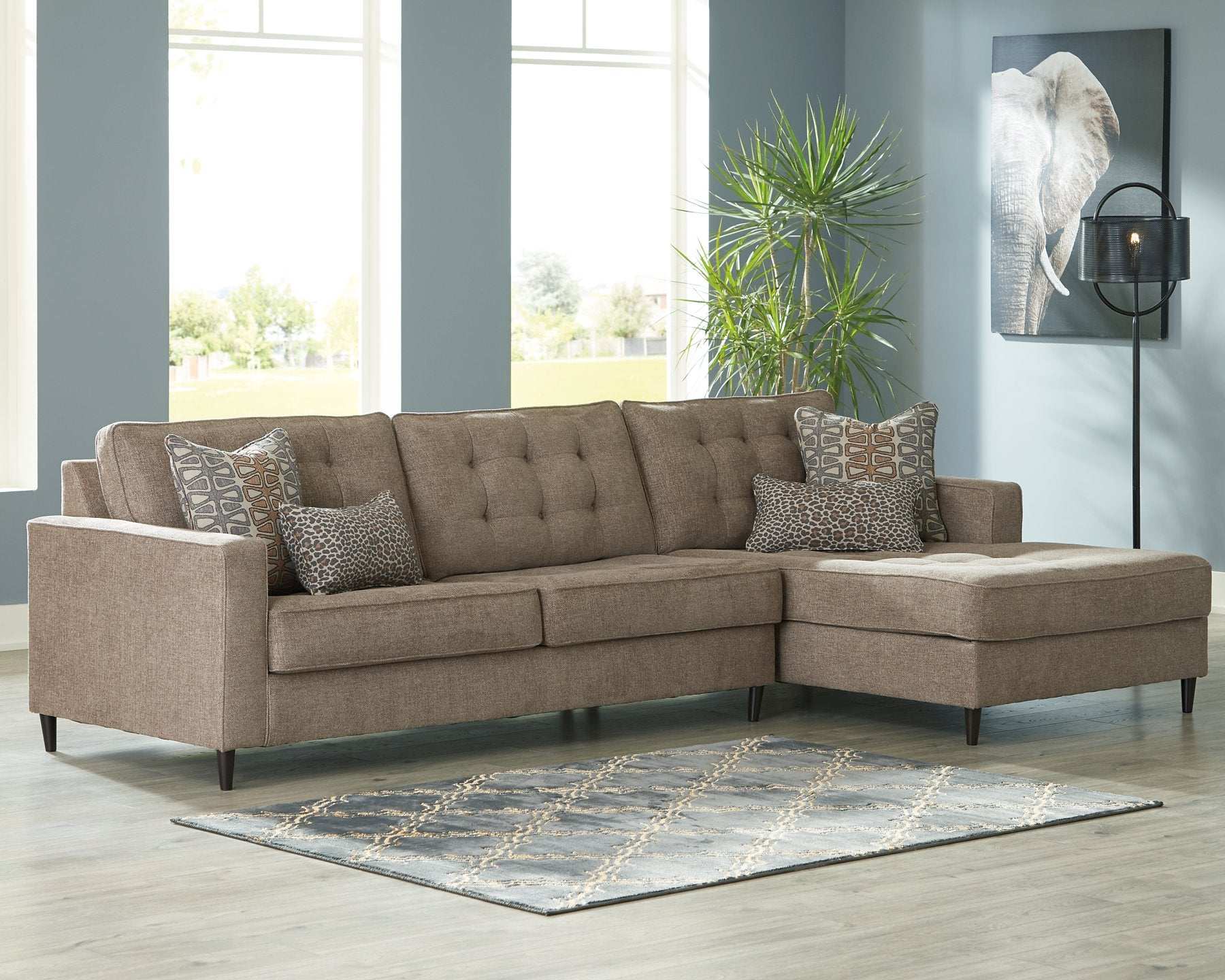 Flintshire 2-Piece Sectional with Chaise - Half Price Furniture