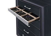 Naima Black Chest Half Price Furniture