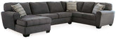 Ambee 3-Piece Sectional with Chaise Half Price Furniture