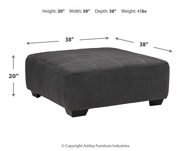 Ambee Oversized Accent Ottoman - Half Price Furniture