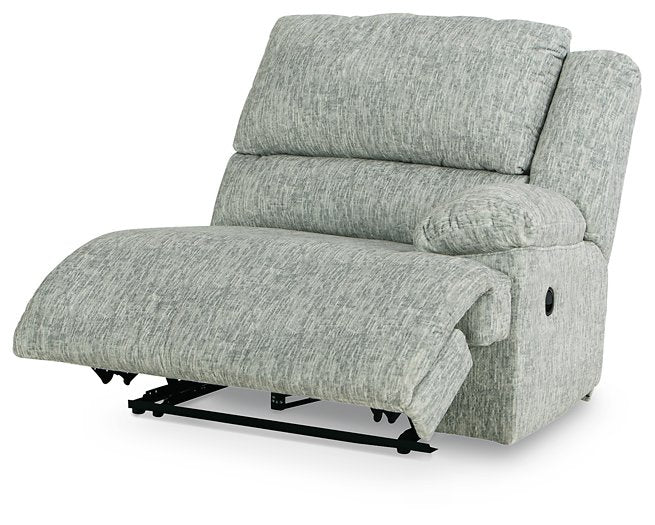 McClelland Reclining Sectional with Chaise - Half Price Furniture