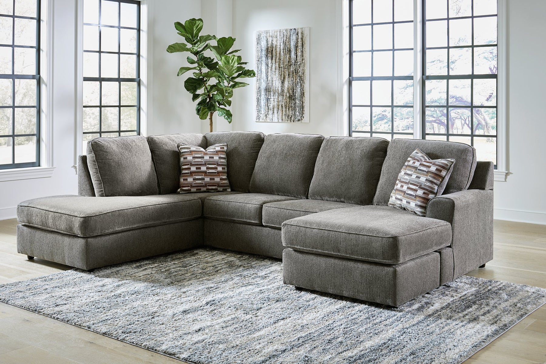 O'Phannon 2-Piece Sectional with Chaise - Half Price Furniture