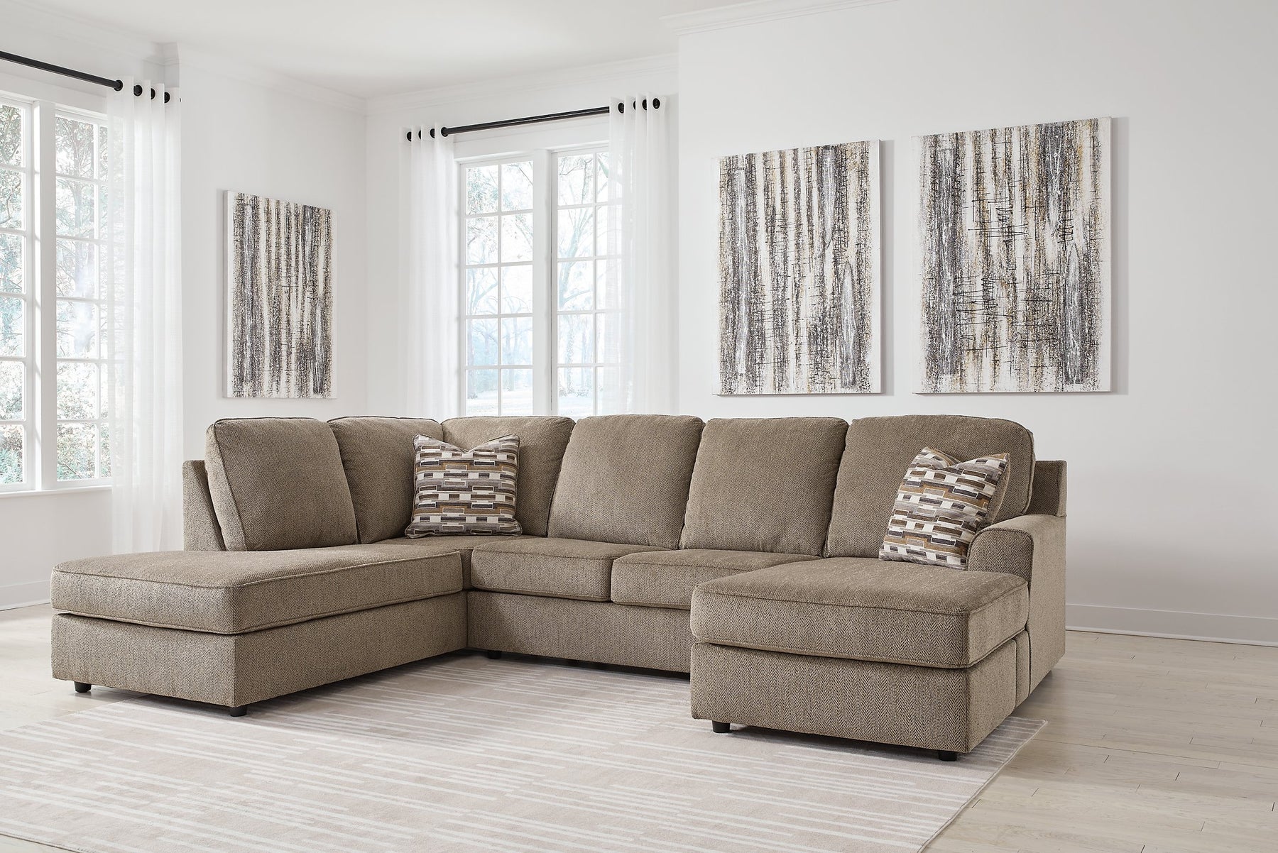 O'Phannon 2-Piece Sectional with Chaise - Half Price Furniture