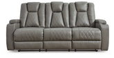 Mancin Reclining Sofa with Drop Down Table Half Price Furniture