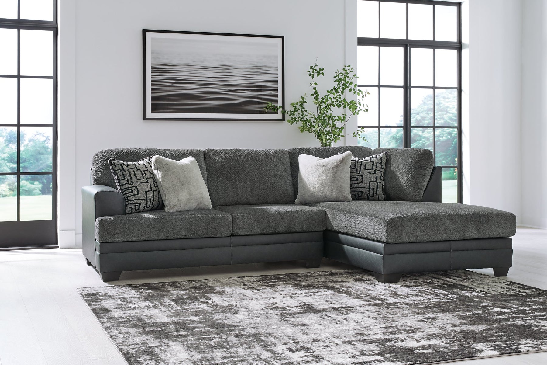 Brixley Pier Sectional with Chaise - Half Price Furniture