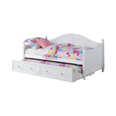 Julie Ann Twin Daybed with Trundle White Half Price Furniture