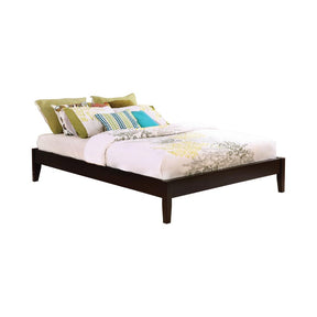 Hounslow California King Universal Platform Bed Cappuccino Half Price Furniture