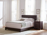 Dorian 4-piece Full Bedroom Set Brown and Dark Cocoa Half Price Furniture