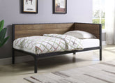 Getler Daybed Weathered Chestnut and Black Half Price Furniture