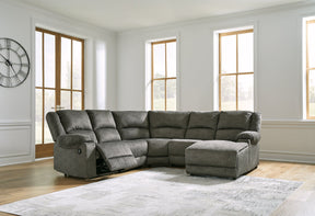 Benlocke Reclining Sectional with Chaise - Half Price Furniture