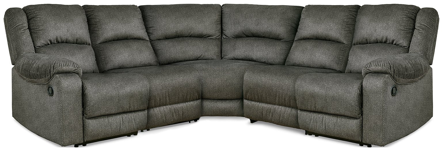 Benlocke Reclining Sectional  Half Price Furniture