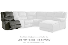 Benlocke Reclining Sectional with Chaise - Half Price Furniture