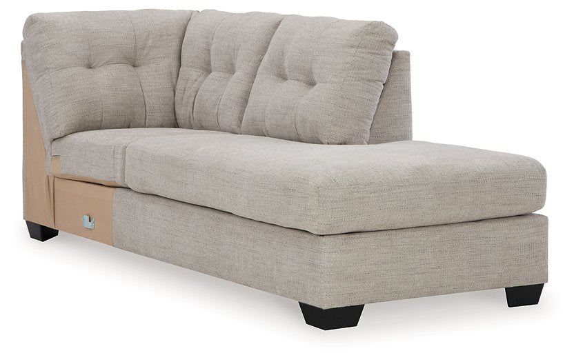 Mahoney 2-Piece Sleeper Sectional with Chaise - Half Price Furniture