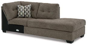 Mahoney 2-Piece Sleeper Sectional with Chaise - Half Price Furniture