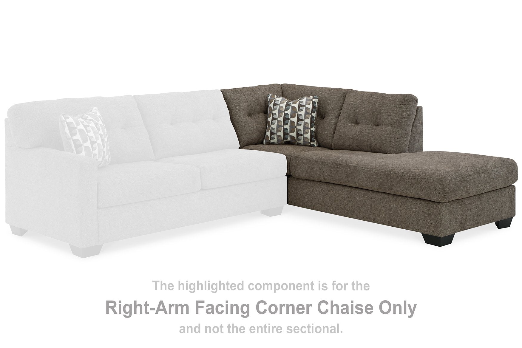 Mahoney 2-Piece Sleeper Sectional with Chaise - Half Price Furniture