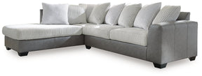 Clairette Court Sectional with Chaise - Half Price Furniture