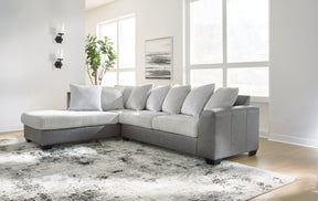 Clairette Court Sectional with Chaise - Half Price Furniture