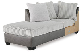 Clairette Court Sectional with Chaise - Half Price Furniture