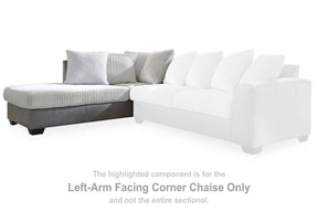 Clairette Court Sectional with Chaise - Half Price Furniture