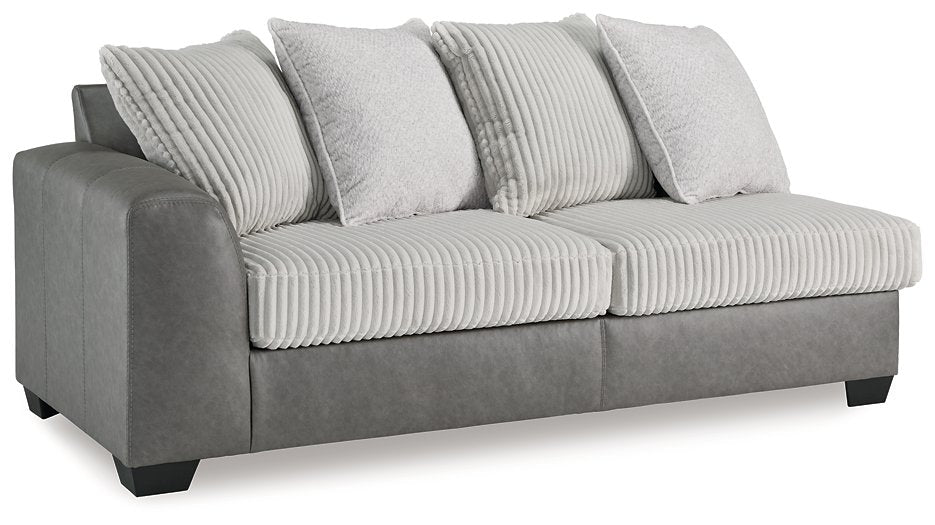 Clairette Court Sectional with Chaise - Half Price Furniture