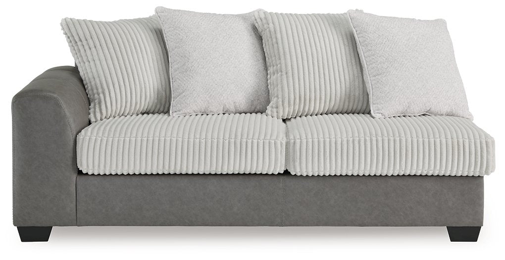 Clairette Court Sectional with Chaise - Half Price Furniture