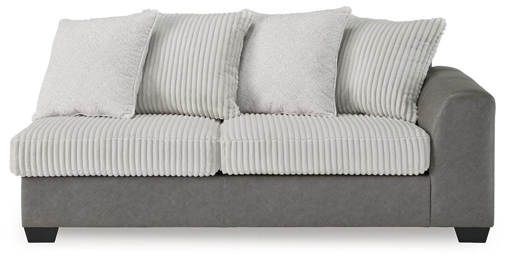 Clairette Court Sectional with Chaise - Half Price Furniture