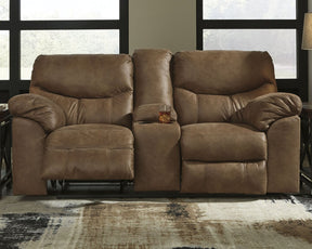 Boxberg Reclining Loveseat with Console - Half Price Furniture