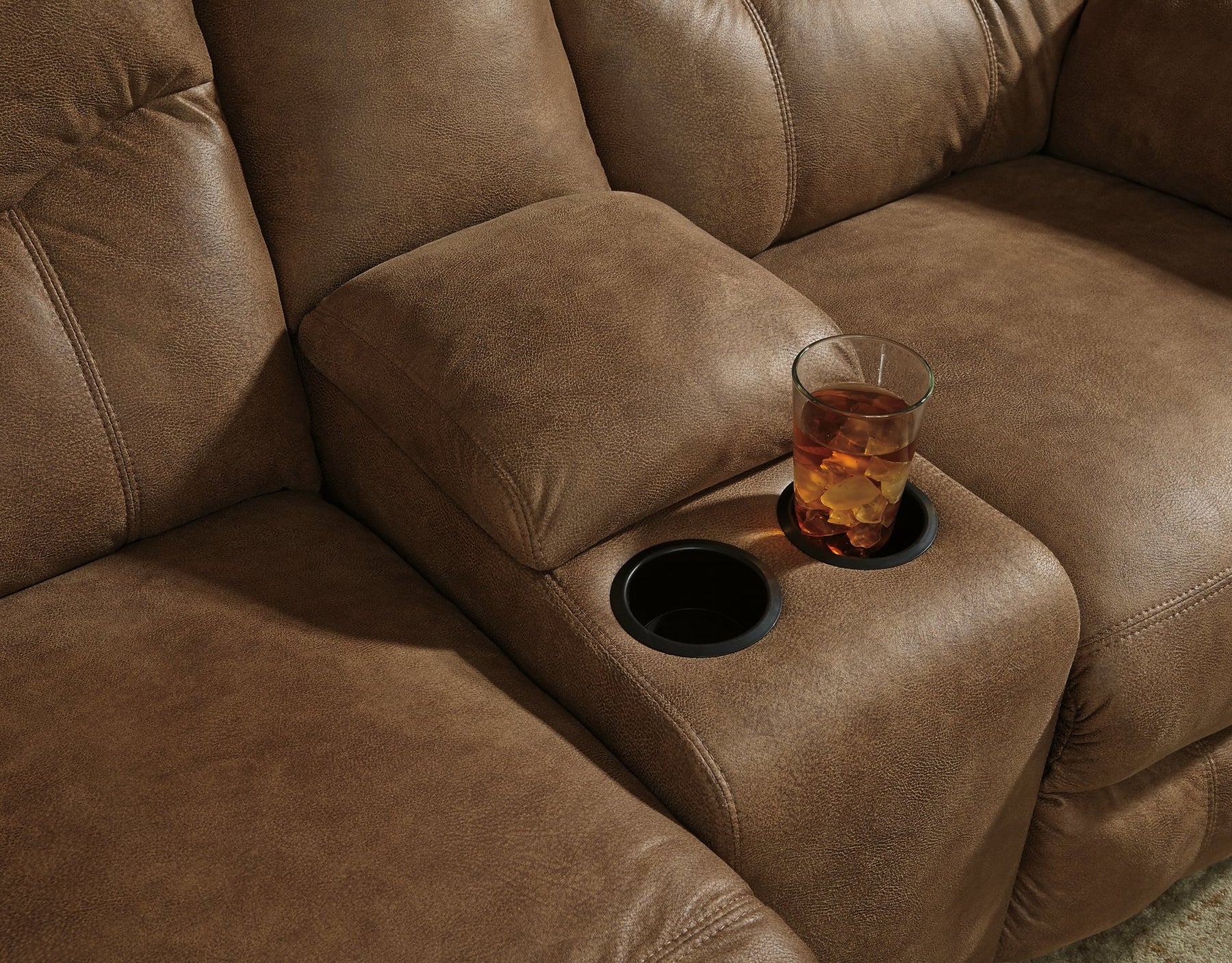 Boxberg Reclining Loveseat with Console - Half Price Furniture