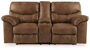 Boxberg Reclining Loveseat with Console Half Price Furniture