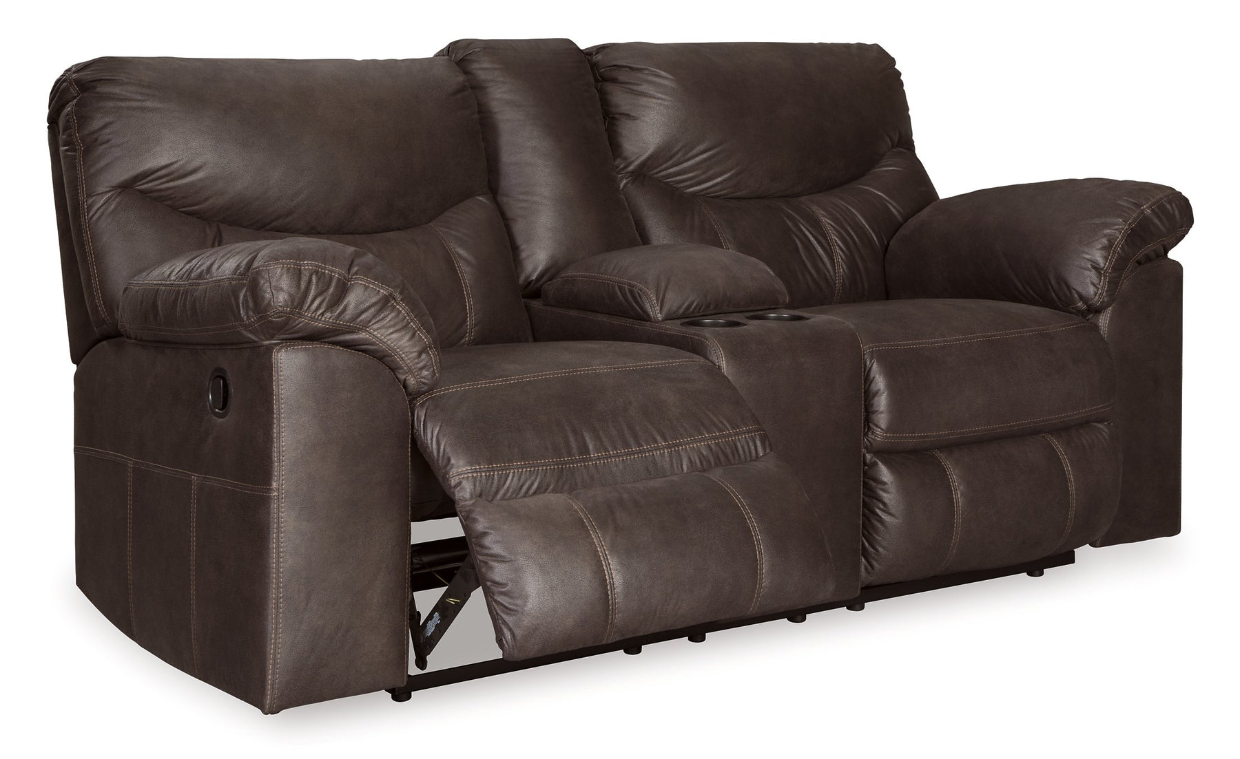 Boxberg Reclining Loveseat with Console - Half Price Furniture