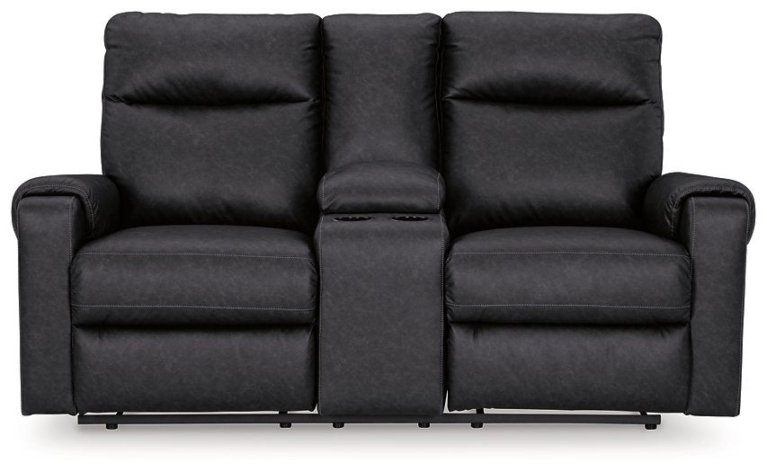 Axtellton Power Reclining Loveseat with Console Half Price Furniture