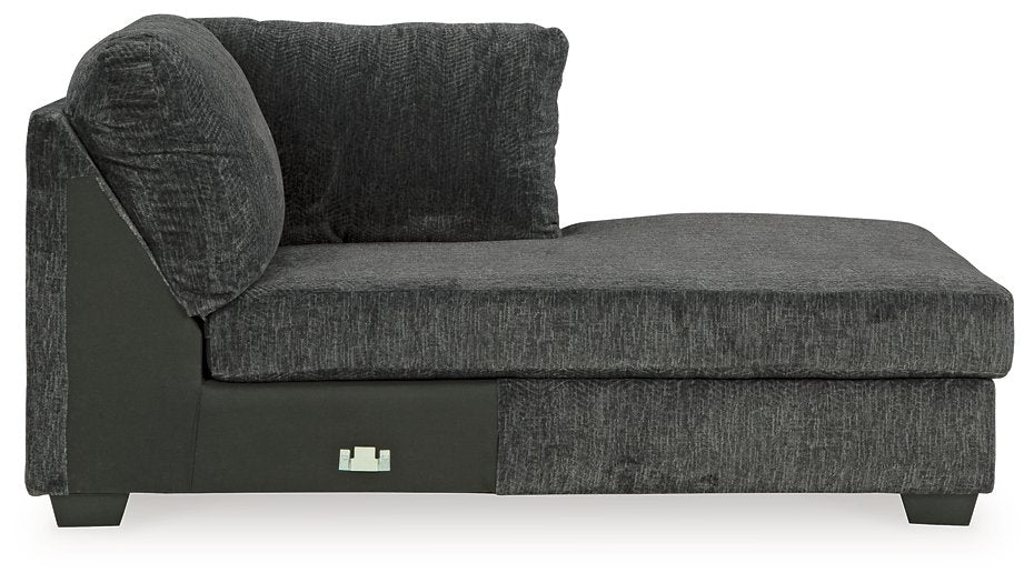 Biddeford 2-Piece Sleeper Sectional with Chaise - Half Price Furniture