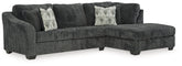 Biddeford 2-Piece Sleeper Sectional with Chaise Half Price Furniture