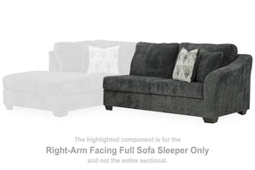 Biddeford 2-Piece Sleeper Sectional with Chaise - Half Price Furniture