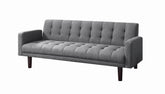 Sommer Tufted Sofa Bed Grey Half Price Furniture