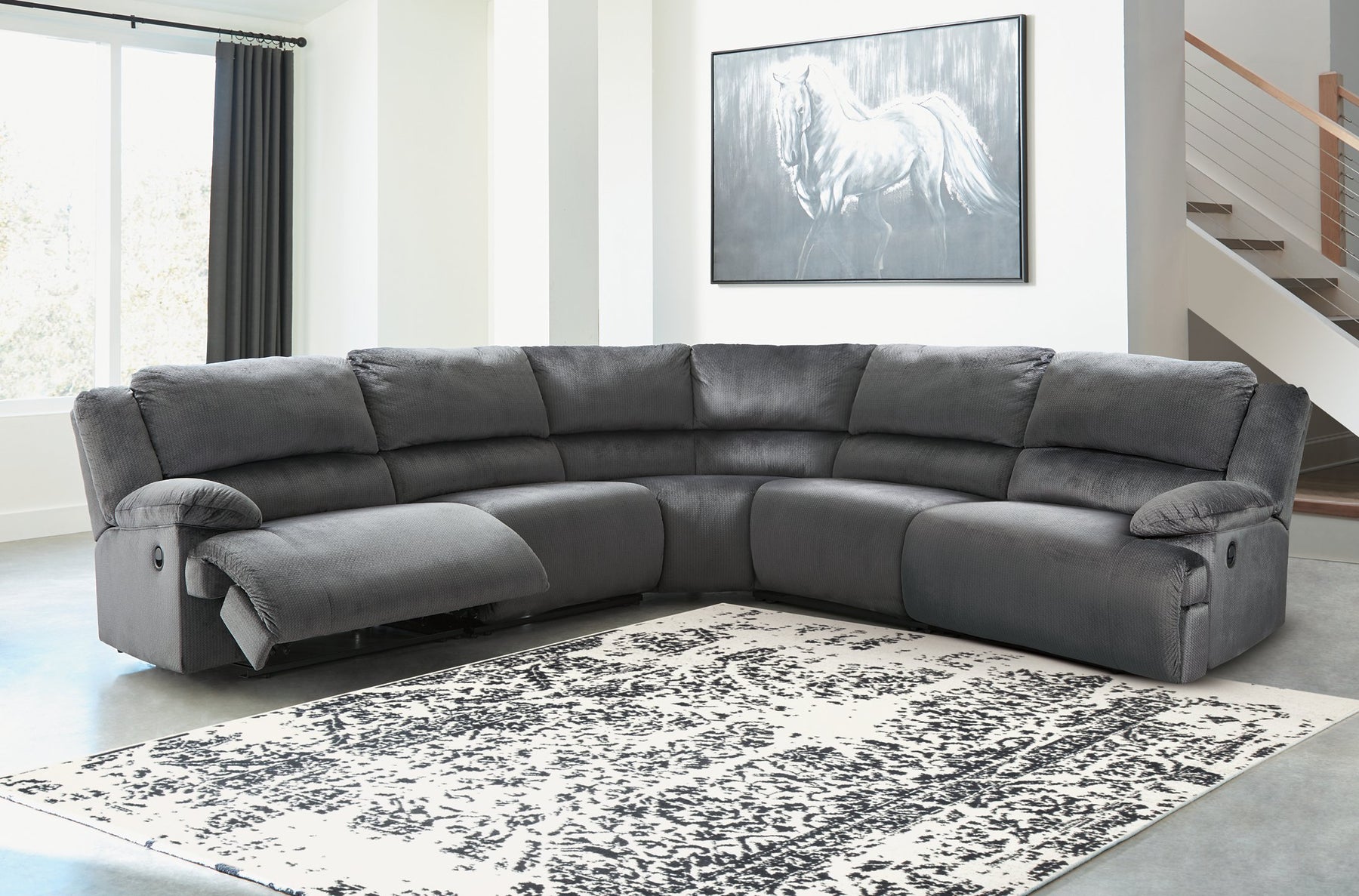 Clonmel Reclining Sectional - Half Price Furniture