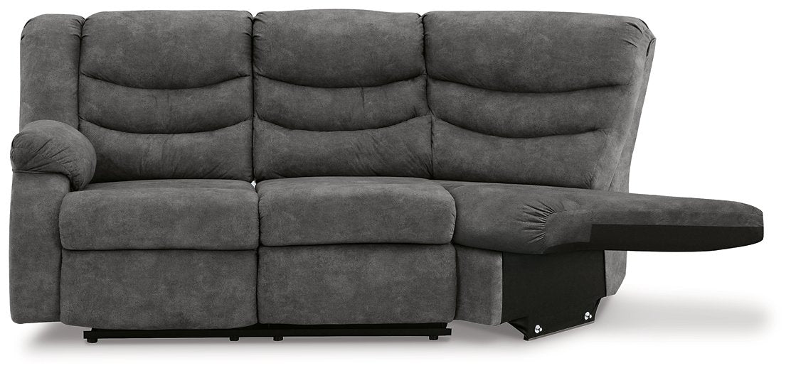 Partymate 2-Piece Reclining Sectional - Half Price Furniture