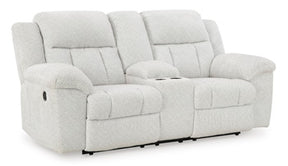 Frohn Reclining Loveseat with Console - Half Price Furniture