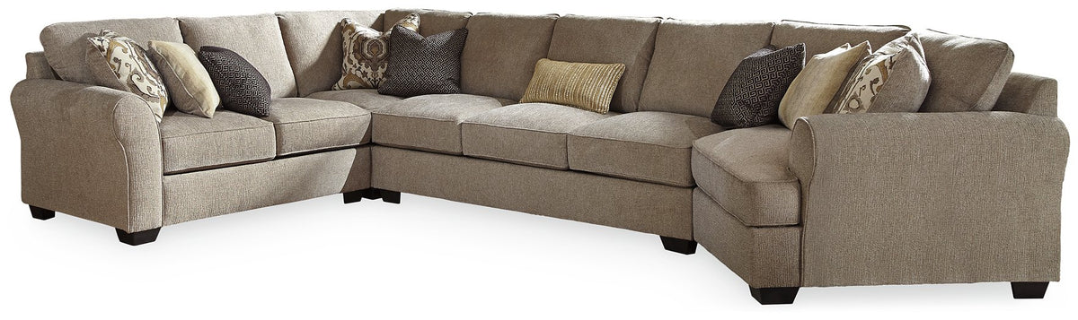 Pantomine Sectional with Cuddler Half Price Furniture