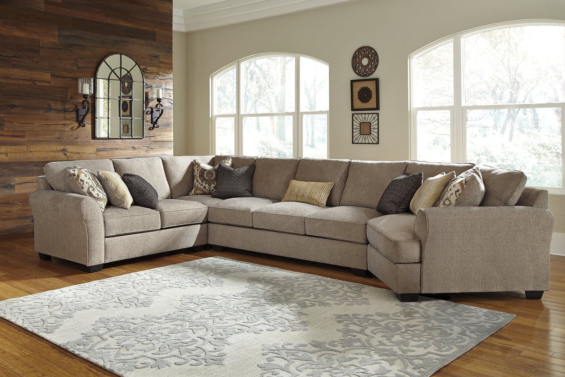 Pantomine Sectional with Cuddler - Half Price Furniture